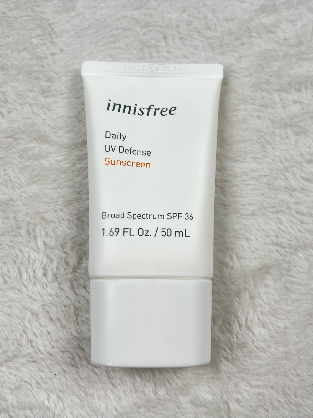 Innisfree Daily UV Defense Sunscreen SPF 36 Broad Spectrum 50mL